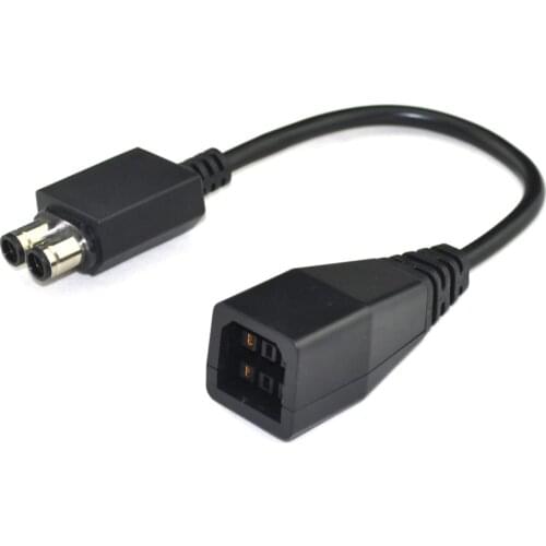 New high quality 2-port AC Power Supply Adapter Transfer Connectors Adaptor Converter Cable for XBOX360 to Xbox 360 Slim