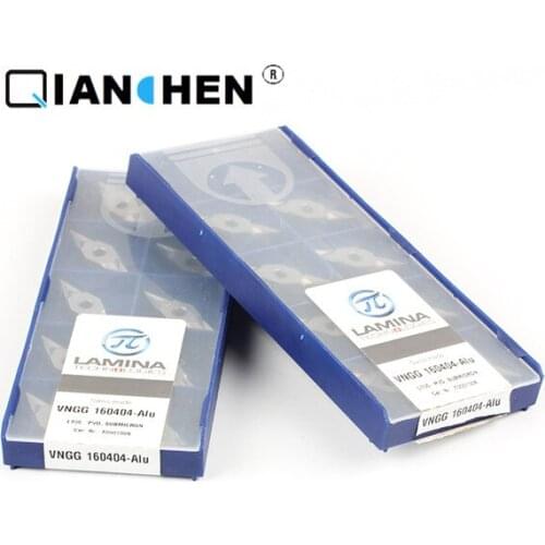 Genuine original high quality high-performance LAMINA VNGG 160404-Alu LT05 (10pcs/lot) tungsten Carbide Cutting tools inserts