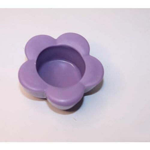 Aromatherapy Candle Holder Silicone Mould Tealight Holder Flower Shaped Candle Holder Mould Concrete Cement Clay Plaster Mould
