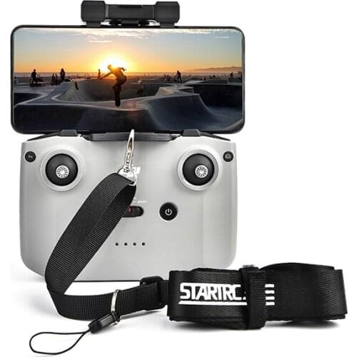 Lanyard Mount for Mavic Air 2/2S Mini 2 Double Hook Lanyard Neck Strap Bracket Remote Controller Case for Mini 2 drone