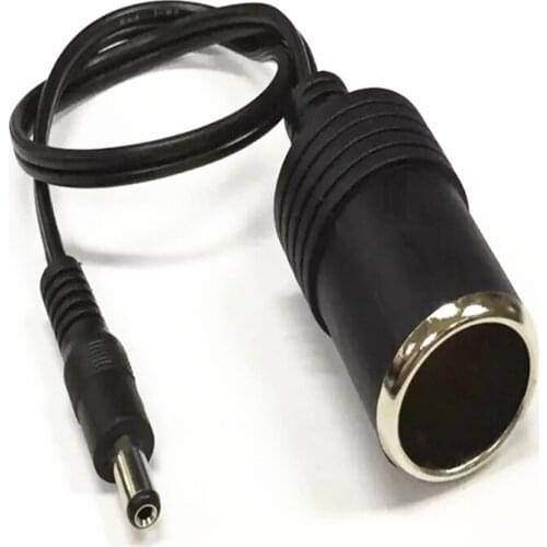 Cigarette Lighter Socket to DC5.5x2.1mm Plug 10A/SPT1/18AWG Copper Cord Power Cable for Car Washer Inflator Pump Air purifier