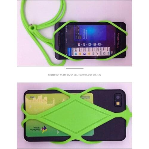Silicone Cell Phone Phone Neck Strap Necklace Sling for Mobile Phone Lanyard for Mobile Phone Lanyard