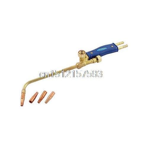 Blue Plastic Handle Injection Type Oxygen Acetylene Gas Welding Torch H01-6