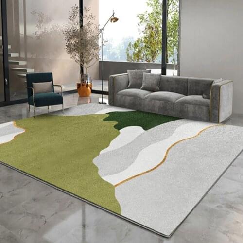 Modern Light Luxury Art Rugs Carpet For Home Living Room Balcony Bedside Bedroom Soft Mat Rug Shaggy Decor Home Office Non-slip