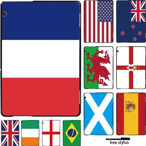 For Huawei MediaPad T5 10 10.1 Inch/MediaPad T3 8.0/MediaPad T3 10 9.6 Inch Shockproof Hard Shell Tablet Case + Free Stylus