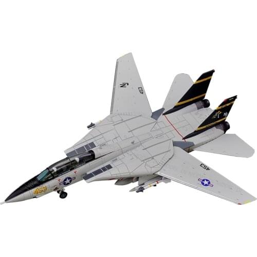 1/144 Alloy Die-casting Aircraft US Navy F-14A Tomcat VF-124 Sharpshooter Team Limited Collection Display Model Toys