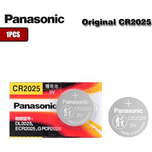 1pcs PANASONIC original brand new battery cr2025 3v button cell coin batteries for watch computer cr 2025