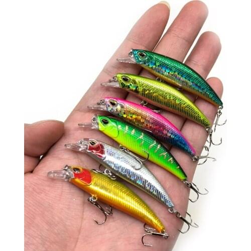 1Pcs Swimming Fishes 65mm 5g Hard Fishing Lure Crankbait Artificial Mini Japan wobler na ryby popper Fishing Tackle