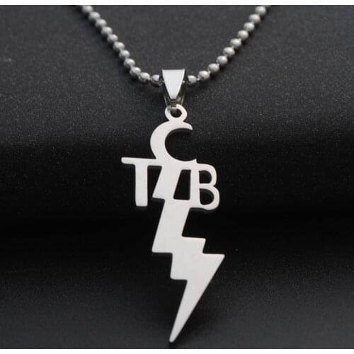 10pcs/lot New Women Fashion Stainless Steel pendant TCB ELVIS PRESLEY Necklace Jewelry 3 chains to choose men necklaces jewelry