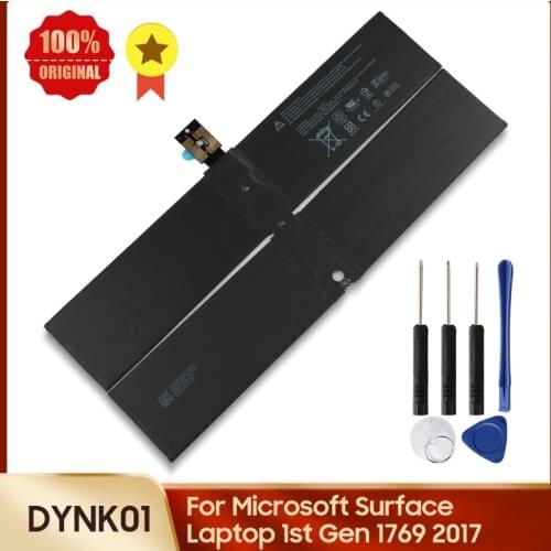 100% Original Battery DYNK01 for Microsoft Surface Laptop 1st Gen 1769 2017 G3HTA036H Quality Products 5970mAh 8.8V +Tools