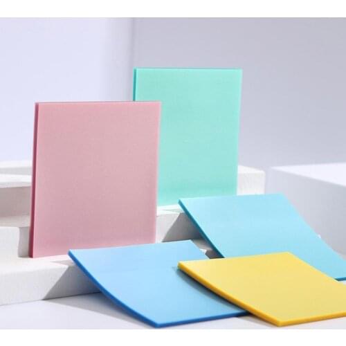 50 Sheets Waterproof Pet Transparent Memo Sticky Note It To School Paper Notes Color Office Daily Memo Do Pad Stati U8z7