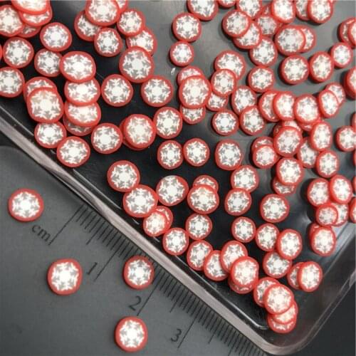 60g Chirstmas Snowflake Polymerclay,Soft Clay Sprinkles For Kid Diy,Craft Filler,Craft Diy Making,Scrapbook Decoration,Nail Arts