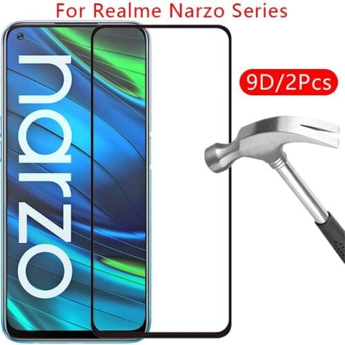 9d protective tempered glass for realme narzo 20 30 pro 5g 20a 30a 10a 10 a screen protector on realmi a20 a30 narzo20a narzo20