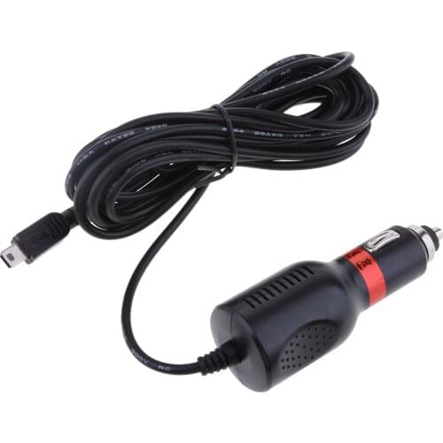 Premium Vehicle USB Adapter 8-36V to 5V Mini USB Cable GPS DVR Charging fit Cars Trucks Accessories