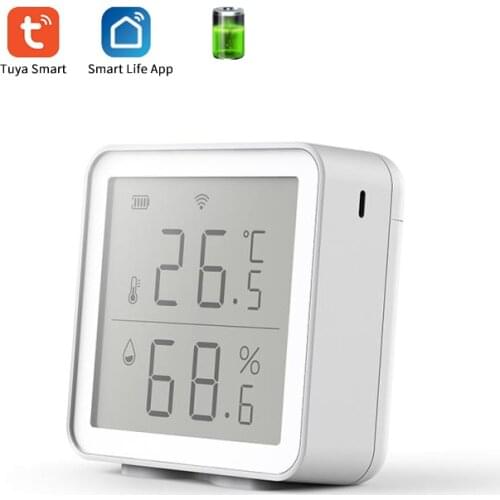 New Tuya WIFI Wireless Temperature Sensor Home Automation Scene Security Alarm Sensor For Alexa Smart Home No Need Gateway