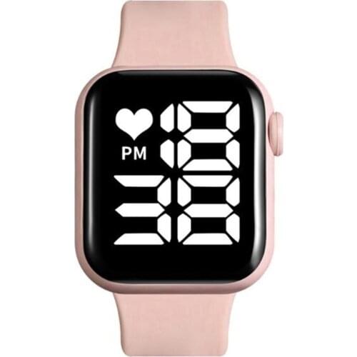 Watch Digital 5 Atm Silicone Cord Wrist Watch