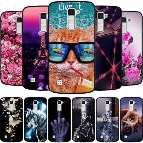 Case For LG K10 2016 Cover Soft Silicone stylish Phone Cover For LG K10 Lte K420N K430DS K430DSF K430DSY Case Pattern Slim Shell
