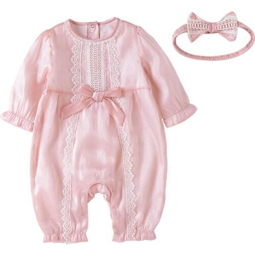 Vlinder Baby Girl Rompers Newborn Baby Clothes Baby Girl Long sleeves Cotton Jumpsuit Baby Spring Autumn Infant Clothes 6M~24M