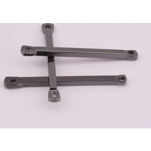 DIY handmade jewelry accessories brass 1.5 * 25.5MM double hole square rod connecting rod