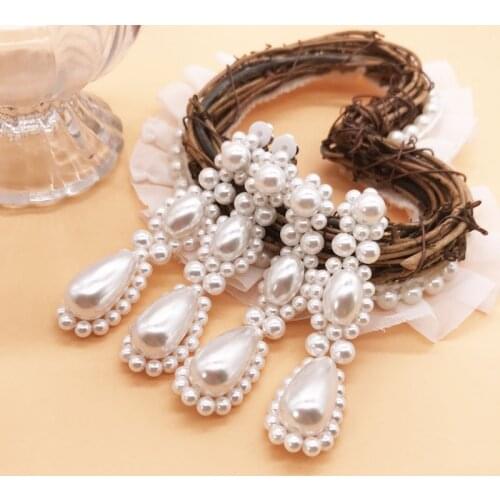 Elegant Earring Long European Pearls Statement