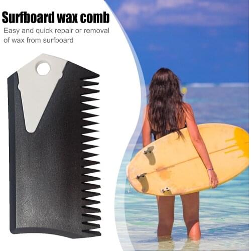 Surfwax Comb Surfboard Paddleboard SUP Surf Wax Removal Comb with Fin Key Surfboard Paddleboard Accessories