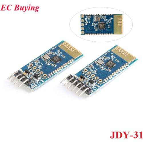 JDY-31 BLE 3.0 HC-05 HC-06 BLE3.0 Module Serial Port 2.4G SPP Transparent Transmission Compatible with HC 05 06 JDY-30