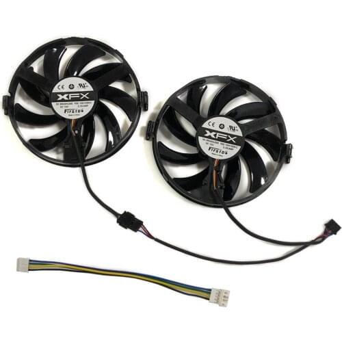 XFX RX 460 GPU VGA Cooler FY09010H12LPB Cooling Fan For XFX R9 380X R7 370 XFX RX460 Grahics Card As Replacement Descript