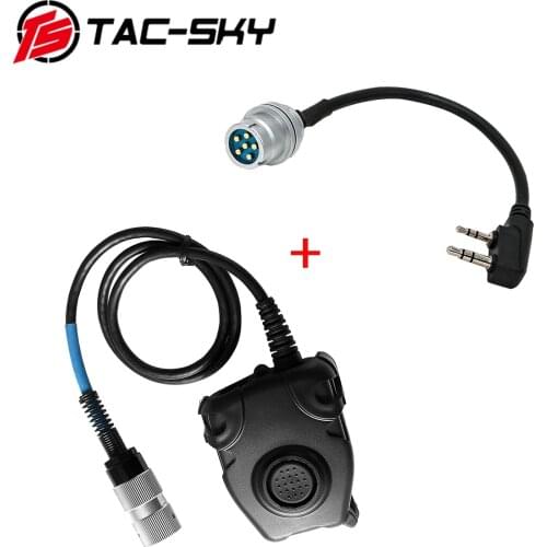 TAC-SKY AN / PRC 148 152 152A walkie-talkie model dummy case 6-pin PELTOR PTT and PRC148 / 152 walkie talkie DIY connector U 283
