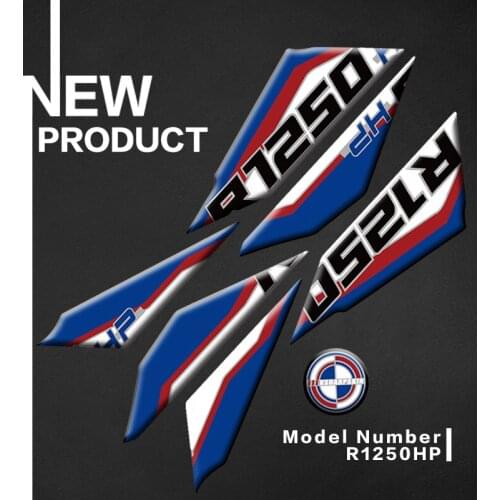 New Motorcycle Front Fairing Sticker 3D Gel Protector Number Board moto Engine Vehicle decals for BMW R1250HP r1250 hp 2019