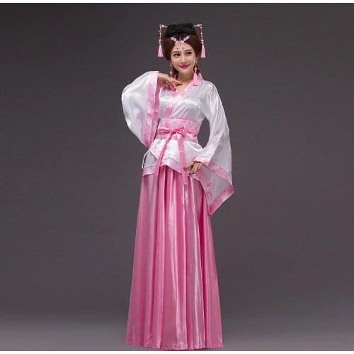 2020new Chinese Ancient Costume Dress Cosplay Costume Chinese Traditional Costume Ancient Tang Dynasty Hanfu Womens Hanfu Dress