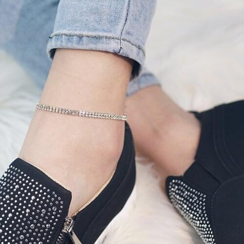 1PCS anklet of shoes accessories crystal Women Shoes Shiny Decorative Accessory Shoes Decorations dropshipping