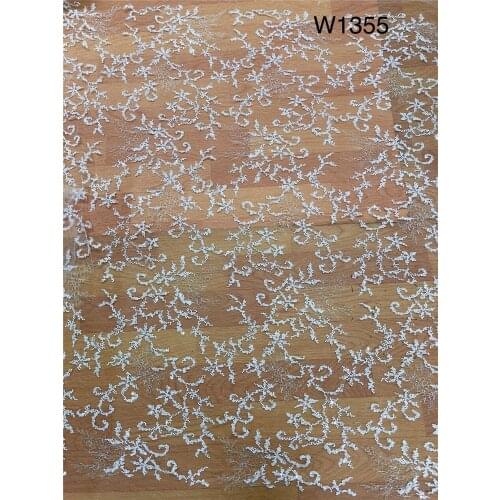Wholesale high quality luxury lace fabric couture fabric embroidery lace bridal fabric