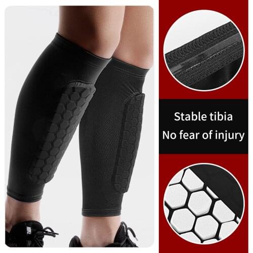 Outdoor Sports Football Basketball Soccer Running Leg Shield Sleeves Shin Guards Shin Pads Calf Compression Sleeve
