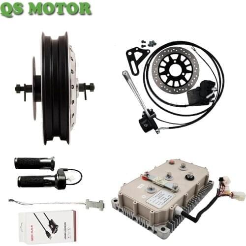QS273 8000W 72V V3 14inch Electric Motorcycle Motor Conversion Kits