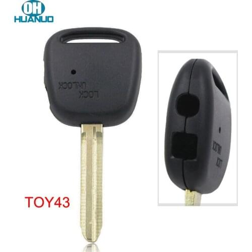 SALE ! Remote Key Shell for Toyota Carina Estima Harrier 2 Side Button Key Case Fob Blade Length 45mm TOY43