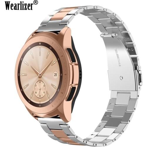 Metal Band Strap For Samsung galaxy watch 42mm 46mm Active 2 40mm 44mm Replacement Bracelet Stainless Steel Watchband Wristband