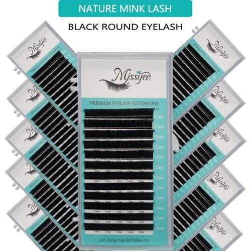 0.07 C 11mm individual eyelash extension supplies make up premium mega volume lash extensions mink individual lashes h