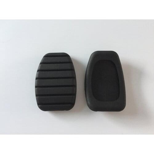 2PCS/Lot Clutch Brake Rubber Pedal Pad Replacement Cover For Renault Modus Megane Trafic Twingo AF Easy Installation
