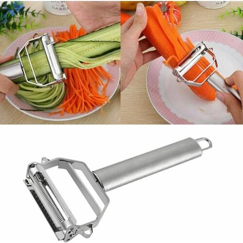 Manual Vegetable Slicer Chopper Slicer Lemon Cheese Grater Stainless Steel Potato Chips Cutter Handheld Kitchen Tool