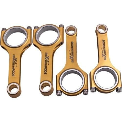 4340 Titanizing Connecting Rods Conrods For Audi A3 8L1 Seat Leon 1M1 Skoda Fabia I 6Y2 1.9 TDI H Beam Con Rods