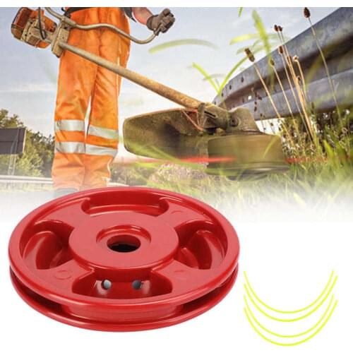 Aluminium Alloy 16mm Universal Grass Trimmer Head Brush Cutter Strimmer Lawn Mower Accessory With 4 Trimmer Line