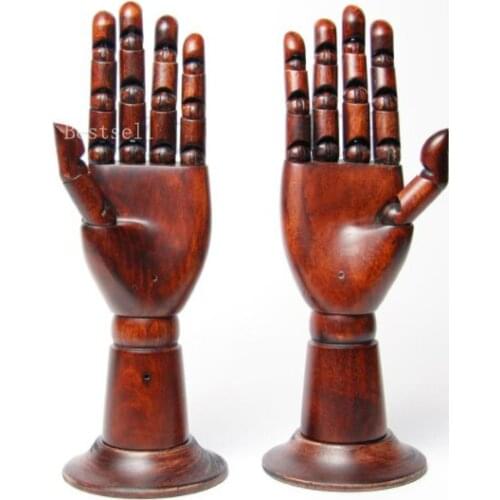 Super Quality Fashion Male Hand Mannequin Wood Hand Model Design Sole selling