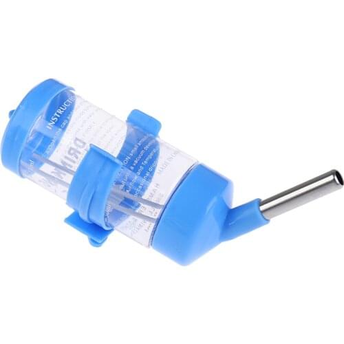 1PC Plastic Hamster Drinker Water Bottle Dispenser Feeder Hanging Pet Dog Guinea Pig Squirrel Rabbit Drinking Head Pipe Fountain