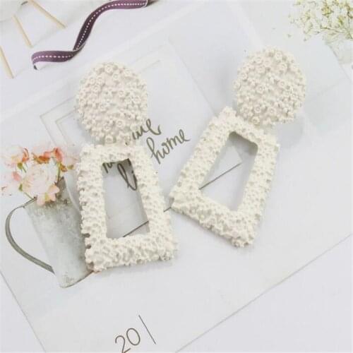 2019 Fashion Statement Drop Earrings For Women Vintage Big Geometric Earrings Hanging Dangle Earrings modern Jewelry Party Gifts