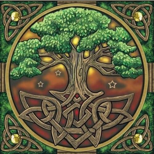5D DIY diamond painting "Magic Tree" Diamond Embroidery Full Drill Cross Stitch Needlework Mosaic Craft Kit Home Decor Gift