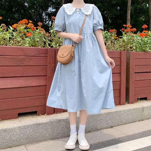 Голубые летние платья Anbenser China At AliExpress