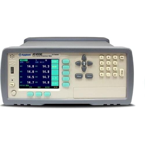 AT4508 8 Channels Temperature Recorder Meter for Industry with LCD Display Thermocouple Data Logger -200℃~1300