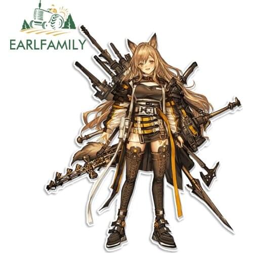 EARLFAMILY 13cm x 11.4cm for Arknights Ceobe Car Accessoires Stickers Anime Decal Vinyl Funny Motorcycle Trunk Windshield Decals