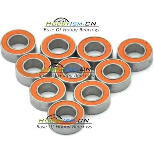 FREE SHIPPING 10pcs 5x10x4 Hybrid Ceramic Stainless Greased Clutch Bearing SMR105C 2OS A7