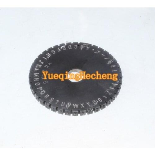 5mm Letter Wheel for Semi-Automatic Sheet Embosser Metal Stamping Printer